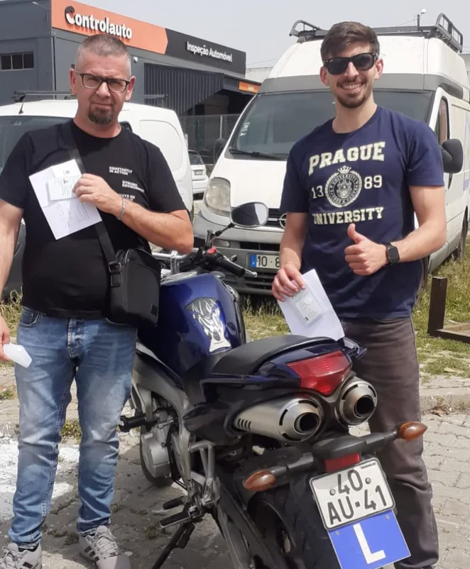 Formação para motociclos e conquista da carta